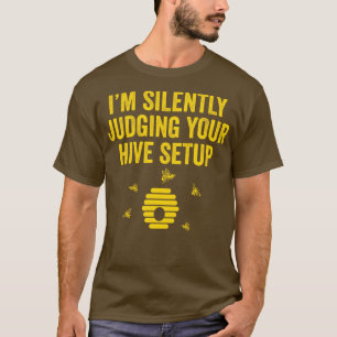 Camiseta Engraçada Colmeia de Abelhas