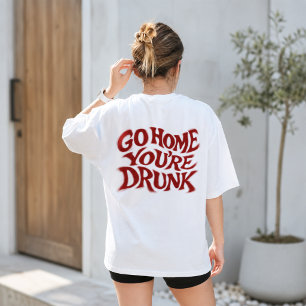 Camiseta engraçada com arte tipográfica retrô