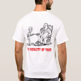 Camiseta engraçada com caricatura política anti-im