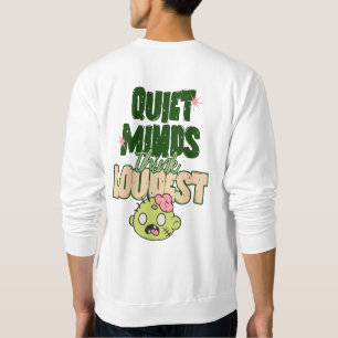 Camiseta engraçada com cérebro de zumbi e tipograf