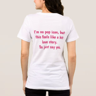 Camiseta engraçada com citação da cultura pop Hi