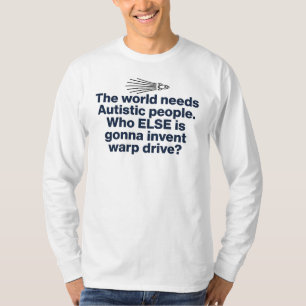 Camiseta engraçada com citação de Autismo Star Tre
