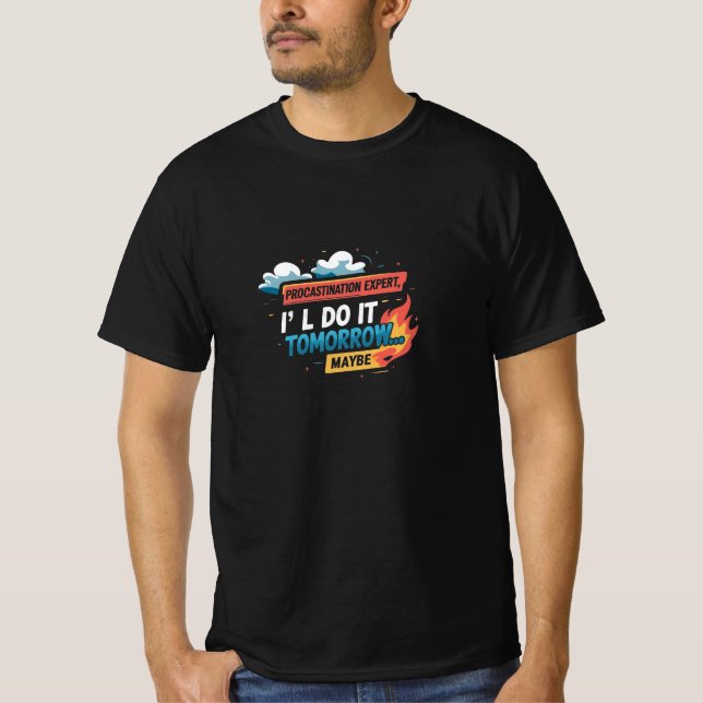 Camiseta engraçada com citação em estilo de quadri (Frente)