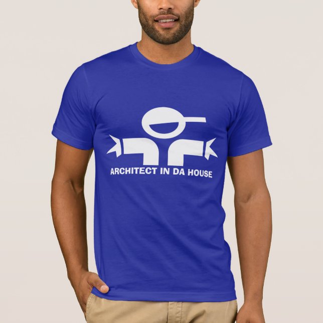 Camiseta engraçada com citação para arquiteto (Frente)