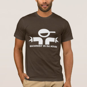 Camiseta engraçada com citação para maquinista