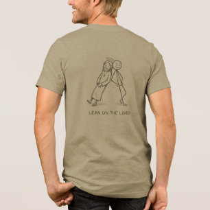 Camiseta engraçada com figura de Jesus e desenho d