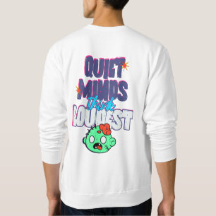 Camiseta engraçada com gráfico de cérebro de zumbi