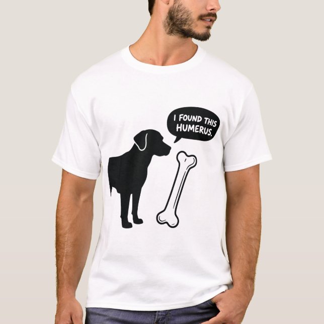 Camiseta engraçada com piada de cão labrador - Enc (Frente)