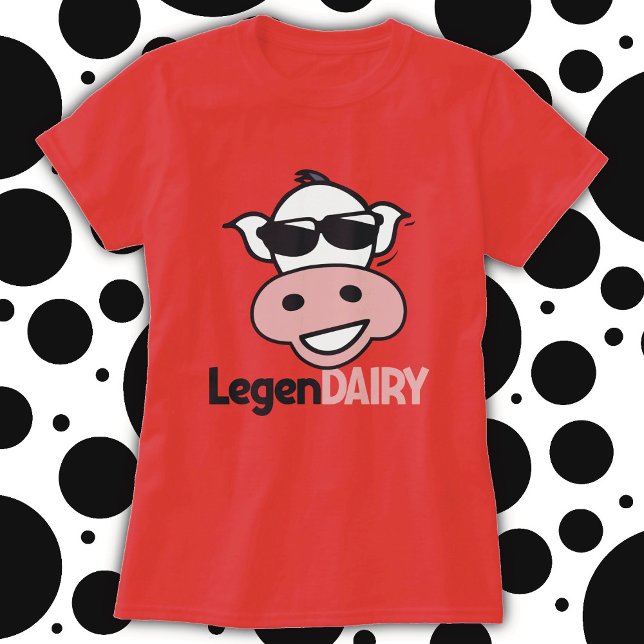Camiseta engraçada com piada de vaca (Criador carregado)