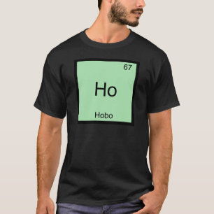 Camiseta engraçada com símbolo do elemento químico