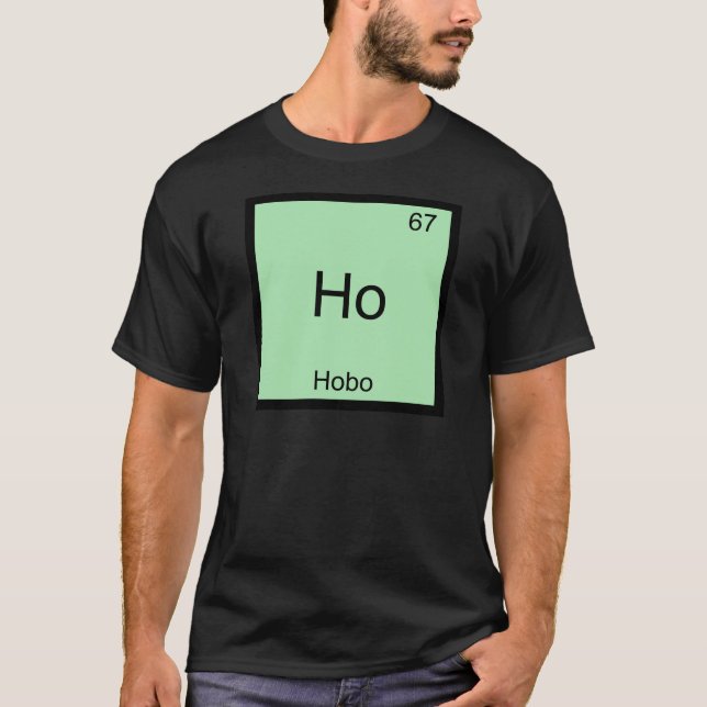 Camiseta engraçada com símbolo do elemento químico (Frente)