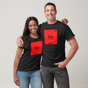 Camiseta engraçada com símbolo do elemento químico