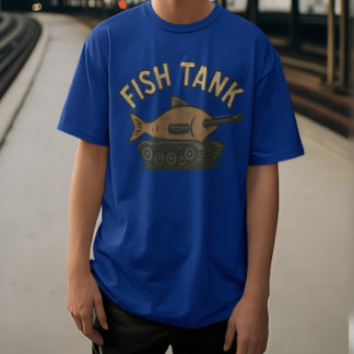 Camiseta engraçada com trocadilho de aquário para