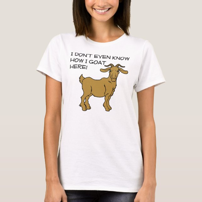 Camiseta engraçada Como eu fui Cabra Aqui (Frente)