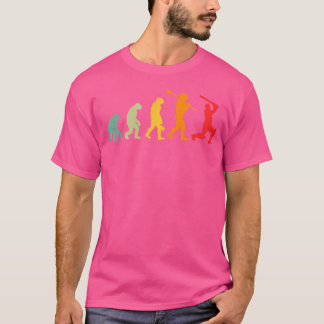 Camiseta Engraçada Cricket Humano Evolution Engraçado Crick