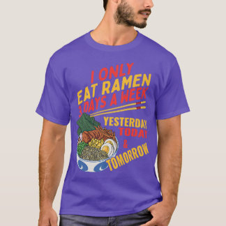 Camiseta Engraçada Cultura Japonesa Anime Ramen