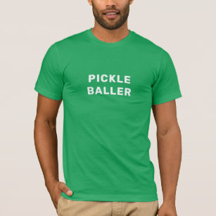Camiseta engraçada da bola de picles, lança-picles