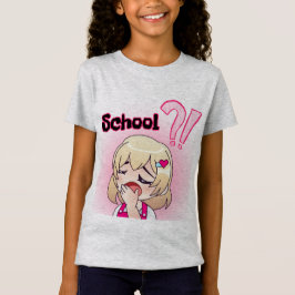Camiseta engraçada da escola