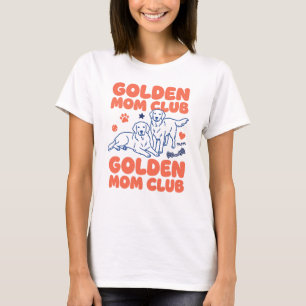 Camiseta engraçada da mãe do Golden Retriever