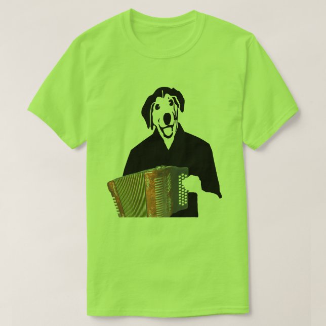 Camiseta engraçada da música de Cajun do jogador (Frente do Design)