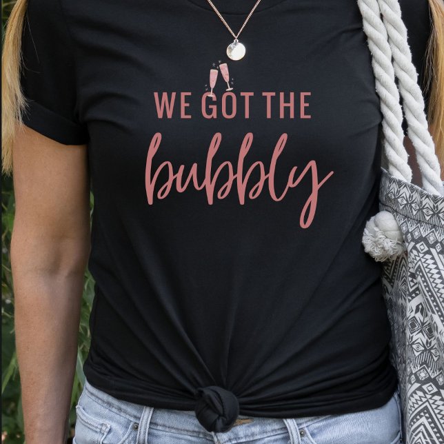 Camiseta Engraçada da Noiva com Bolhas (Criador carregado)