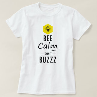 Camiseta engraçada de abelha "Não Zumba"