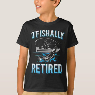 Camiseta Engraçada de Aposentadoria Oficialmente P