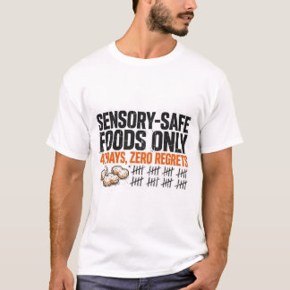 Camiseta engraçada de Autismo TDAH - Apenas alimen