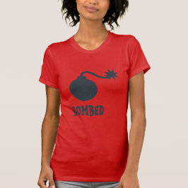 Camiseta engraçada de bebida de festa bombardeada