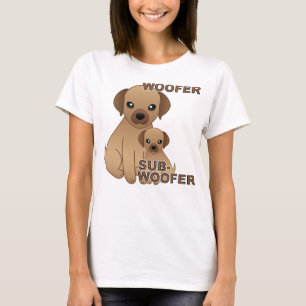 Camiseta engraçada de cachorrinho Sub-Woofer
