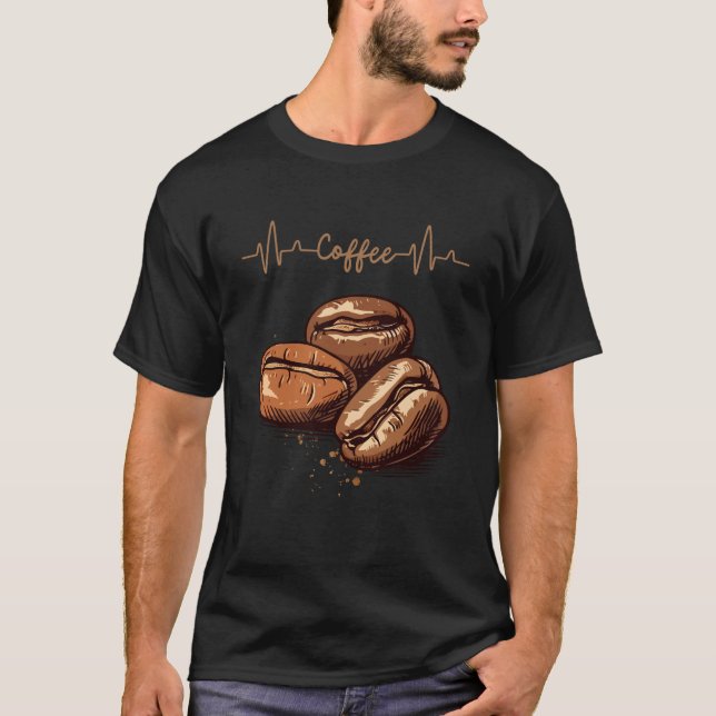 Camiseta Engraçada De Café, Camisa De Café (Frente)