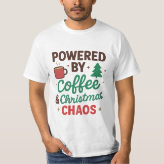 Camiseta engraçada de café e Natal