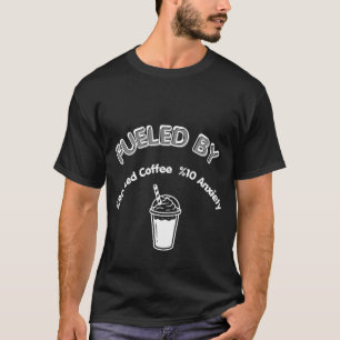 Camiseta Engraçada de Café Gelado e Ansiedade - %9