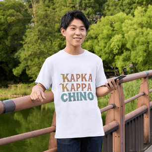 Camiseta engraçada de café Kappa Kappa Chino