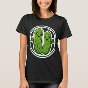Camiseta engraçada de casal de picles fofos Kawaii