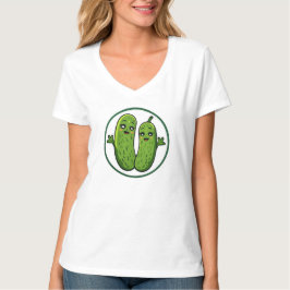 Camiseta engraçada de casal de picles fofos Kawaii