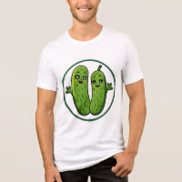 Camiseta engraçada de casal de picles fofos Kawaii