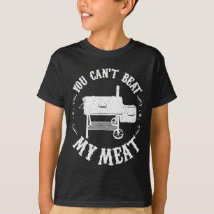 Camiseta engraçada de churrasco acessório de fuman