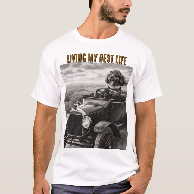 Camiseta Engraçada de Cockapoo Presente de Cachorr (Frente)