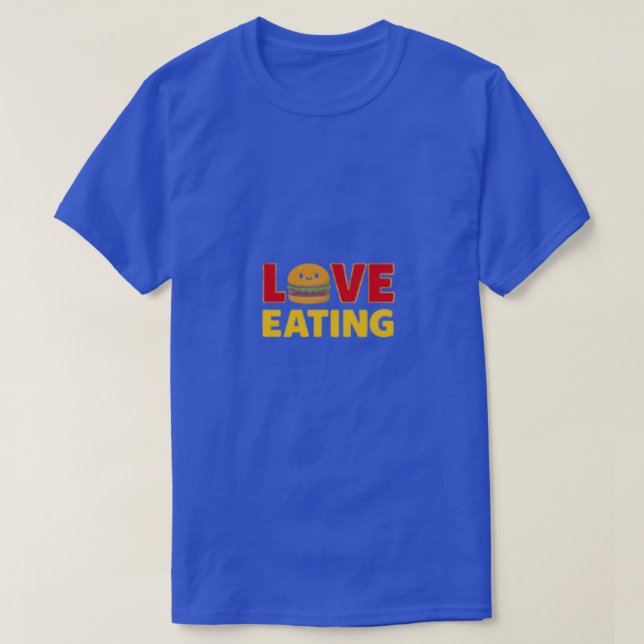 Camiseta engraçada de comida para amantes de hambú (Frente do Design)