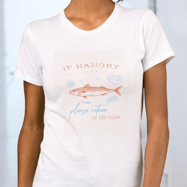 Camiseta engraçada de comida para quem fica com fo (Criador carregado)