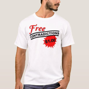 Camiseta engraçada de Contradições Livres
