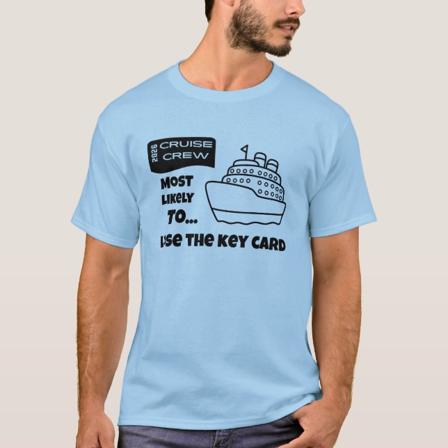 Camiseta engraçada de cruzeiro Mais Provável Perde (Frente)