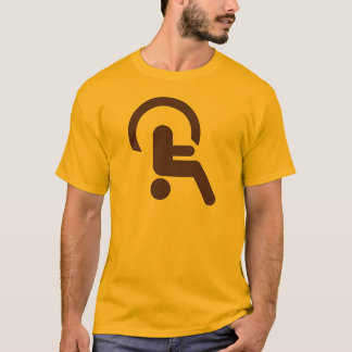 Camiseta Engraçada de Deficiência de Cabeça para B