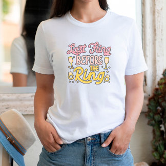 Camiseta engraçada de despedida de solteira retrô