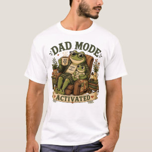 Camiseta Engraçada de Dia dos Pais com Sapo, Fofo