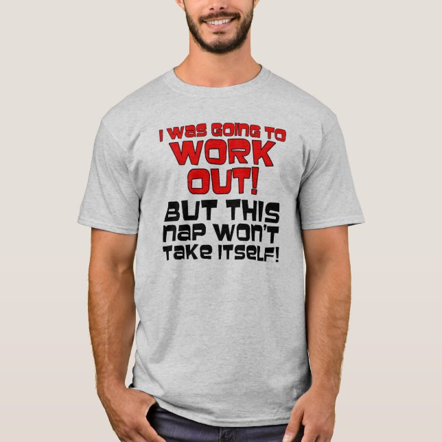 Camiseta engraçada de dizeres citações Soneca Não  (Frente)