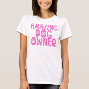camiseta engraçada de dono de cachorro