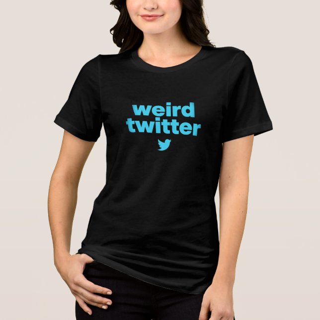Camiseta engraçada de estética Weird Twitter Meme  (Frente)