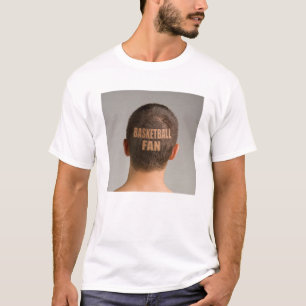 Camiseta engraçada de fã de basquete, corte de cab